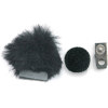 K-Tek KRLAPB Fur Windsock with Foam Insert for Lavalier Microphones, Black