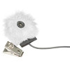 K-Tek KRLAPMINW Fur Windsock with Foam Insert for Mini Lavalier Microphones, White
