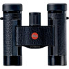 Leica 8x20 BCL Ultravid, Compact Water Proof Roof Prism Binocular with 6.3 Degree Angle of View, Black Leather, with Brown Leather Case.