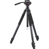 Leica Trica 1, Lightweight Carbon Fiber Tripod with DH1 Fluid Head, Maximum Height 72", Supports 8.8 lbs / 4 kg