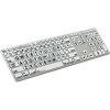 Logickeyboard White LargePrint US Keyboard LKBU-LPRINTBW-AM89-U - $64.95