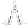 Leatherman Fuse Multi-Tool, Stainless Steel with Needlenose Pliers Head &amp; 13 Components with Leather Sheath, Closed Length 4"