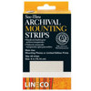Lineco See-Thru Print Mounting Strips, 4" Clear (60/Pkg.)