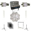 Lowel/Adorama TO GO 95 Kit, Quartz Lighting Outfit, with Soft Case