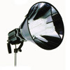 Lowel Scandles Daylight, Multi-Tasking Fluorescent with Cone Reflector.