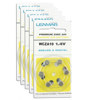 Lenmar HZA10-30 Zinc Air Battery 1.4V / 87 mAh Replaces ZA10 Premium Zinc Air Hearing Aid Battery, 6 pack, 10 Cards, 30 total