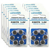 Lenmar HZA675-60 Zinc Air Battery 1.4V / 651 mAh Replaces ZA675 Premium Zinc Air Hearing Aid Battery, 6 pack, 10 Cards, 60 total