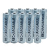 Lenmar AAA No-Memory PRO Rechargeable Batteries, 1.2 volt Nickel Metal Hydride (NiMh), 1000 mAh, Pack of Ten.