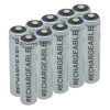 Lenmar AA Rechargeable Batteries, 1.2 volt No-Memory Pro Nickel Metal-Hydride, 2500 mAh, Pack of Ten.