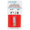 Lenmar WCLR27A Alkaline Battery 12V / 16.5 mAh - Replaces LR27A Alkaline Button Cell