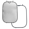 Lastolite 6 ft x 4 ft Oval Collapsable Disc Reflector, Silver / White