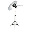 Adorama Fluorescent Lighting Outfit, with stand, Reflector,Bulbs,and Umbrella