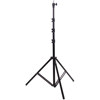 Flashpoint Heavy Duty Pro 9' Air Cushioned Black Lightstand, 5/8" Top Stud with 1/4-20" Screw Thread