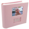 Malden International Baby Series, Bound Photo Album, Holds 100 4x6" Photos, 1 per Page, Color: Pink Expressions.