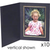 Collectors Gallery Classic Black Portrait Folders PF550075 10, Filing/Storage > Picture Frames & Accessories > Folder Frames > Collectors Gallery Folder Frames