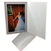 B. Oshrin #20, Folder Frame for 5x7" Photos, Color: Gray. (25 Pack)