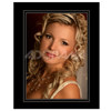 B. Oshrin Roma, Picture Folder Frame for a 7" x 5" Photo, Color: Black Weave with Black Foil Accents. Pack of 10