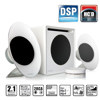 Microlab FC50 2.1 Enclosure-Free Desktop Hi-Fi Speaker FC50WH, Microlab brand