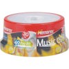 Memorex Music Disk, Music CD-R, 80 min. (40x) Branded, 30 Pack with Spindle