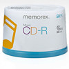 Memorex Music Disk, Music CD-R, 80 min. (40x) Branded, 50 Pack with Spindle