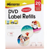 Memorex DVD White Matte Labels 00715