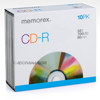 Memorex Disk CD-R 80 min. (52x) Branded, with Slimline Jewel Case, 10 Pack