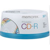 Memorex Disk CD-R 80 min. (52x) White Ink Jet Printable Surface, Matte, Bulk 30 Pack with Spindle