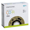 Memorex Disk CD-R 80 min. (52x) LightScribe, with Slim Jewel Case, 10 Pack