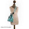 Mod Brown and Teal Circle Drop-in Bag MOD371