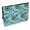Mod Brown & Teal Circle Large Laptop Sleeve MODE181