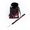 Mod Crimson Victorian Compact Camera Pouch MOD418