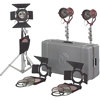 Mole-Richardson Teenie-Mole Open Face 3 Light Kit, Flash/Lighting > Constant Output Lighting > Tungsten Units > Mole-Richardson Tungsten Units