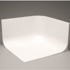 MyStudio MS20 Seamless Cyclorama Tabletop Photo Background Sweep with 90 Degree Corner for Product Photography, 20" x 20" x 12"