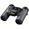 Nikon 10x25 Sportstar, Compact Weather Resistant Roof Prism Binocular with 5.0 Degree Angle of View, Black Rubber Armored, U.S.A