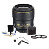 Nikon 35mm f/1.4G AF-S ED Nikkor Lens Kit, Nikon U.S.A. Warranty, with Accessory Bundle (Tiffen 67mm Photo Essentials Filter Kit, Lens Cap Leash, Digital Camera and Lens Cleaning Kit)