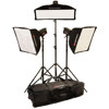 Norman ML-KIT1400R 3 Light 3 Softbox Kit with 1 ML600R &amp; 2 ML400R Monolights, 22" Softboxes, 10"x 36" Softbox, Speedrings, 13' Light Stands &amp; Wheeled Case