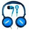 Naxa 2-In-1 Combo Super Bass Stereo Headphones & Earphones, Naxa brand
