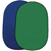 Interfit Photographic Master Collapsible Disc Double Sided Panel Background, Chroma Green / Chroma Blue, 1.5 m x 2 m (59" x 79")