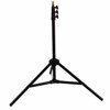 Interfit Photographic Pro 10.5' Air Damped Lightstand with 5/8" Threaded Mounting Stud, 4 Sections with 3 Risers, Black Anodized.