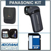 Panasonic HX-DC1 14MP HD Dual Camcorder Dark Gray - Bundle - with 8GB SD Memory Card, Camera Case, Professional Lens Cleaning Kit