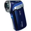 Panasonic HX-WA2 HD Waterproof Dual Camcorder, 14.4 Megapixels, 1/2.33" CMOS Sensor, 5x Optical Zoom, USB, micro HDMI, Blue