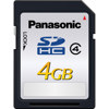 Panasonic Class 4 4GB SDHC Memory Card RP-SDL04GU1K