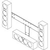 Peerless Multi-Channel Speaker Mount MSA-301S, Peerless brand
