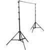 Photoflex Pro Duty BackDrop Support Kit, with One BackDrop Pole, Two 12.5' Black Lightstands &amp; Carry Bag.