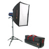 Photoflex StarFlash 650 Mercury LiteDome Kit with One StarFlash 650ws Monolight, Medium LiteDome, Connector, 8'2" LiteStand &amp; a Large Case with Wheels