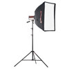 Photoflex StarFlash 150Watt LightDome Kit with Medium LiteDome SoftBox, Medium LiteStand, Flashfire Kit