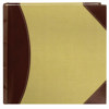 Pioneer Sewn Bookbound Photo Album, Fabric Leatherette Cover, Holds 300 4x6" Photos, 2 Per Page, Color: Black/Beige.