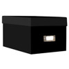 Pioneer Photo CD &amp; DVD Storage Box with Black Exterior, Holds 21 CDs &amp; 10 DVDs