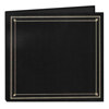 Pioneer Full Size Post Style Album, holds 204 4x6" Photos 6 per Page, Black Pages, Cover Color Black.