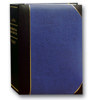 Pioneer Ledger Le' Memo Pocket Bound Photo Album, Holds 200 4x6" Photos, 2 Per Page Color: Navy Blue.